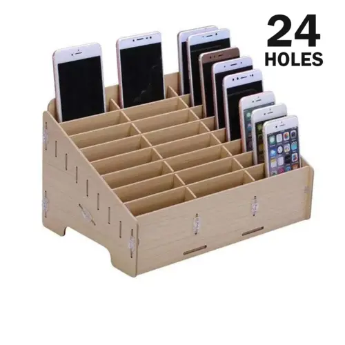 Replacement for WOODEN STORAGE KIT (24 HOLES) - Quality Phone Parts in Sri Lanka
