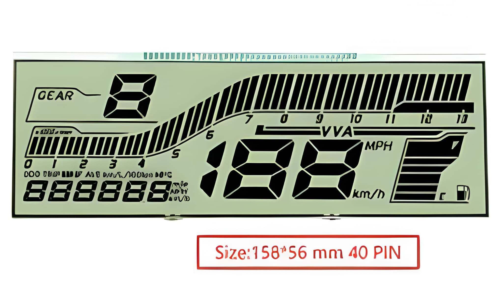 Replacement for YAMAHA R15 V3 7008 SJXDGW002 DISPLAY - Quality Phone Parts in Sri Lanka
