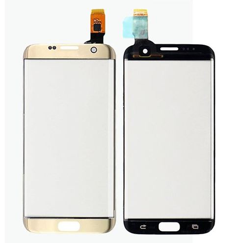 Replacement for S7 EDGE WITH OCA GOLD TOUCH GLASS HI-A SAMSUNG - Quality Phone Parts in Sri Lanka
