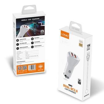 Replacement for C511Q 36W 2PORT QC3.0 CAR CHARGER LDNIO - Quality Phone Parts in Sri Lanka