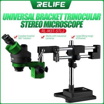 Replacement for RELIFE RL-M3T-STL2 BLACK DOUBLE ARM MICROSCOPE - Quality Phone Parts in Sri Lanka