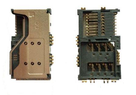 Replacement for A60 PINSET CONNECTOR SIM CHINA 2 SIM 1TF - Quality Phone Parts in Sri Lanka