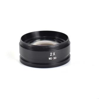 2X AUXILIARY OBJECTIVE LENS FOR 7X-45X MICROSCOPE
