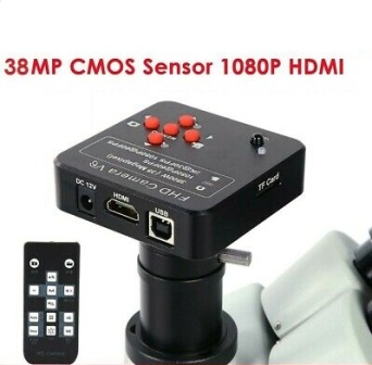 38MP HD HDMI USB VGA MICROSCOPE CAMERA